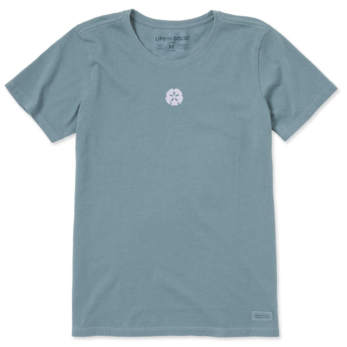 Women's Embroidered Sand Dollar Short Sleeve Crusher Tee