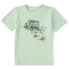 Kids Driving Miss Piggy Short Sleeve Crusher Tee