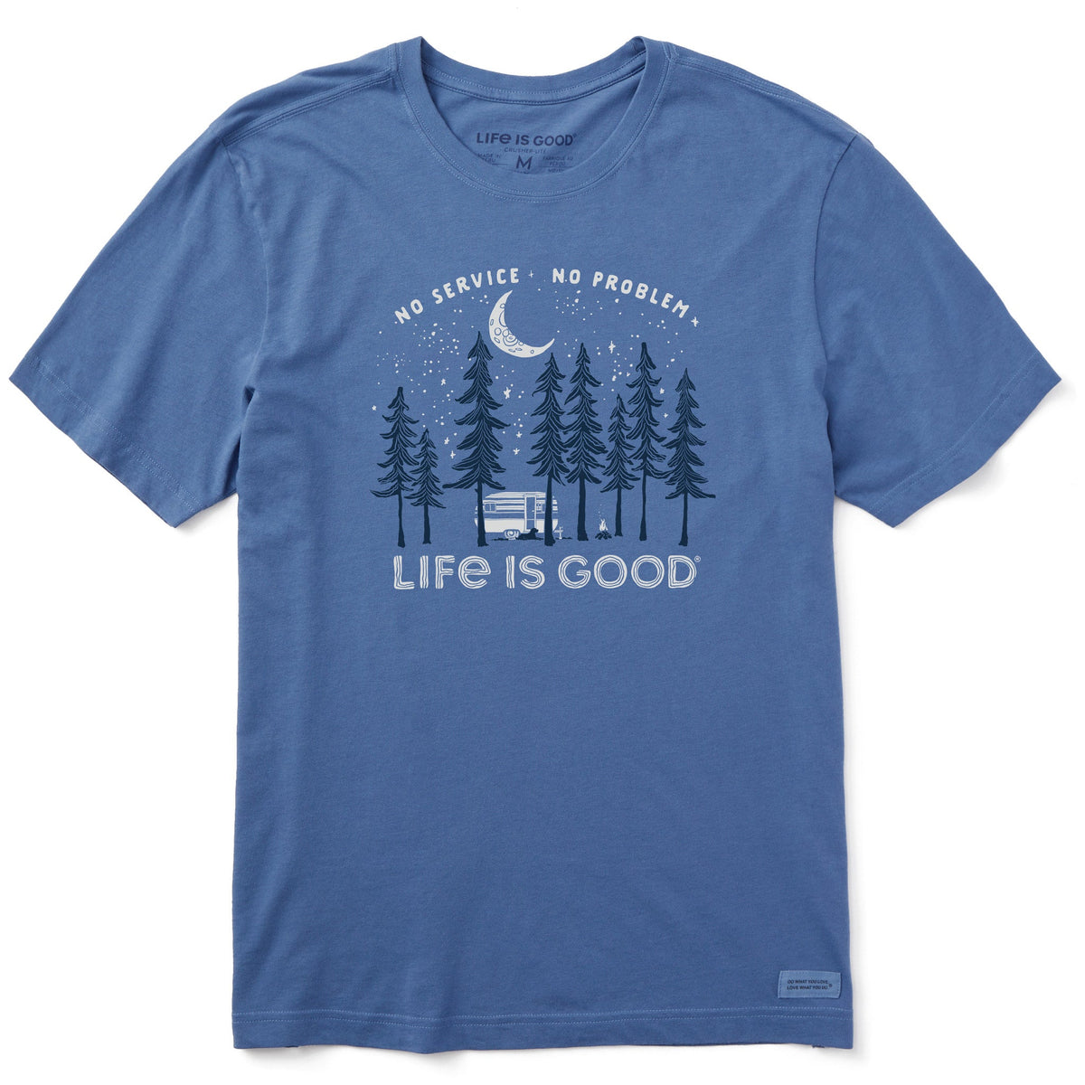 Men's No Service No Problem Camper Short Sleeve Tee