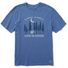 Men's No Service No Problem Camper Short Sleeve Tee