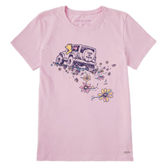 Women's Driving Miss Piggy Short Sleeve Tee