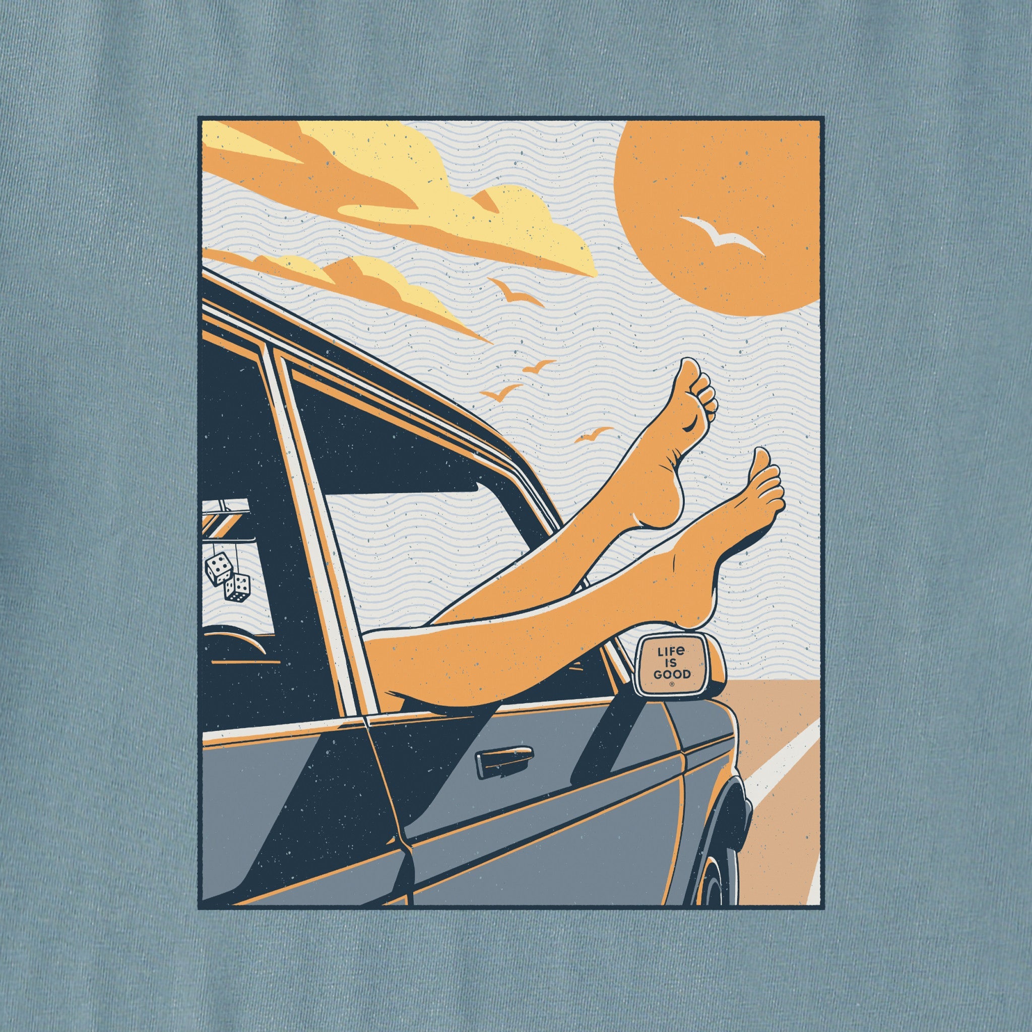 Men's That Road Trip Feeling Short Sleeve Crusher Tee