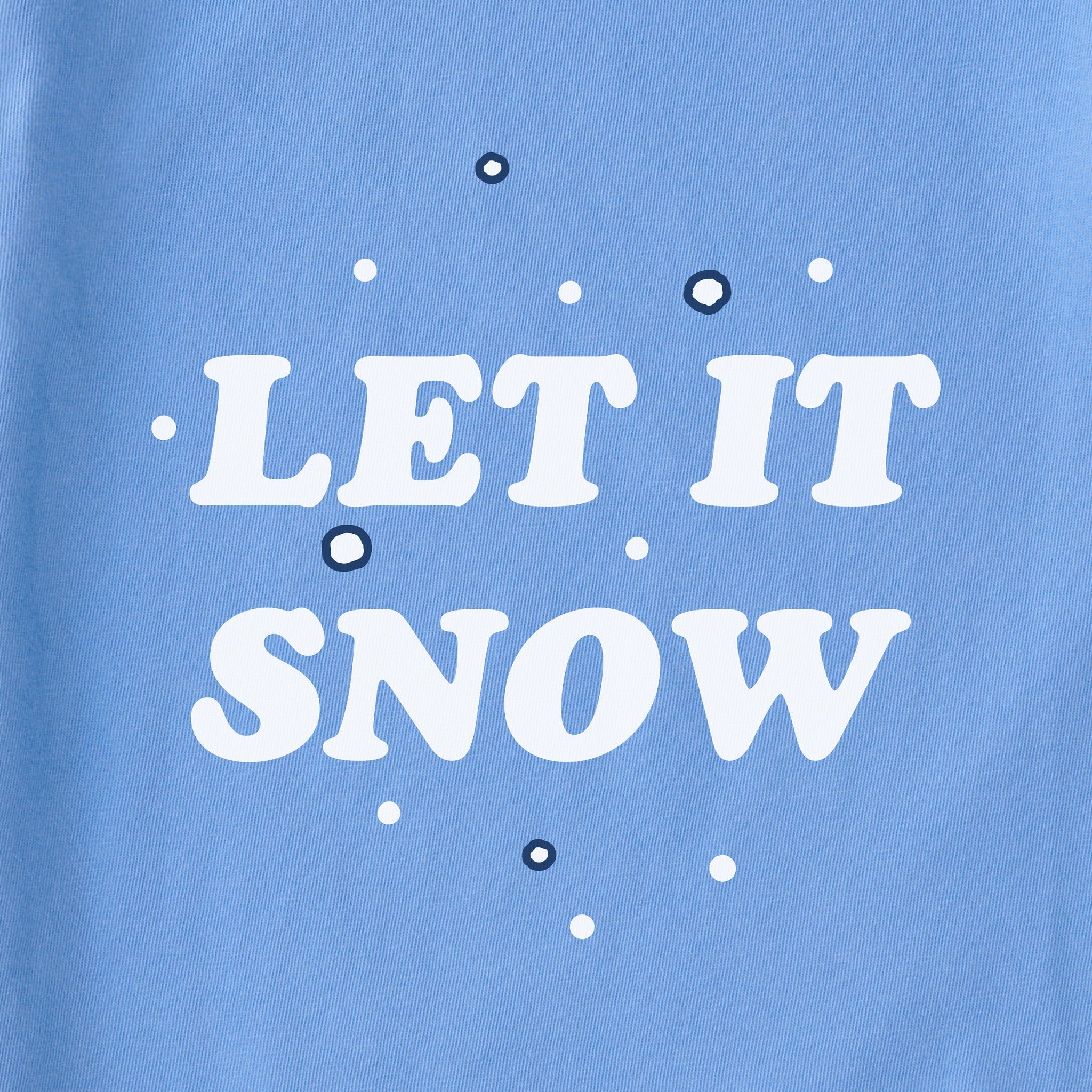 Kids Willie Let it Snow Long Sleeve Crusher Tee