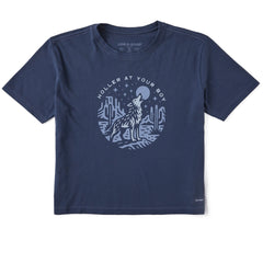 Women's Holler at Your Boy Short Sleeve Crusher Boxy Tee