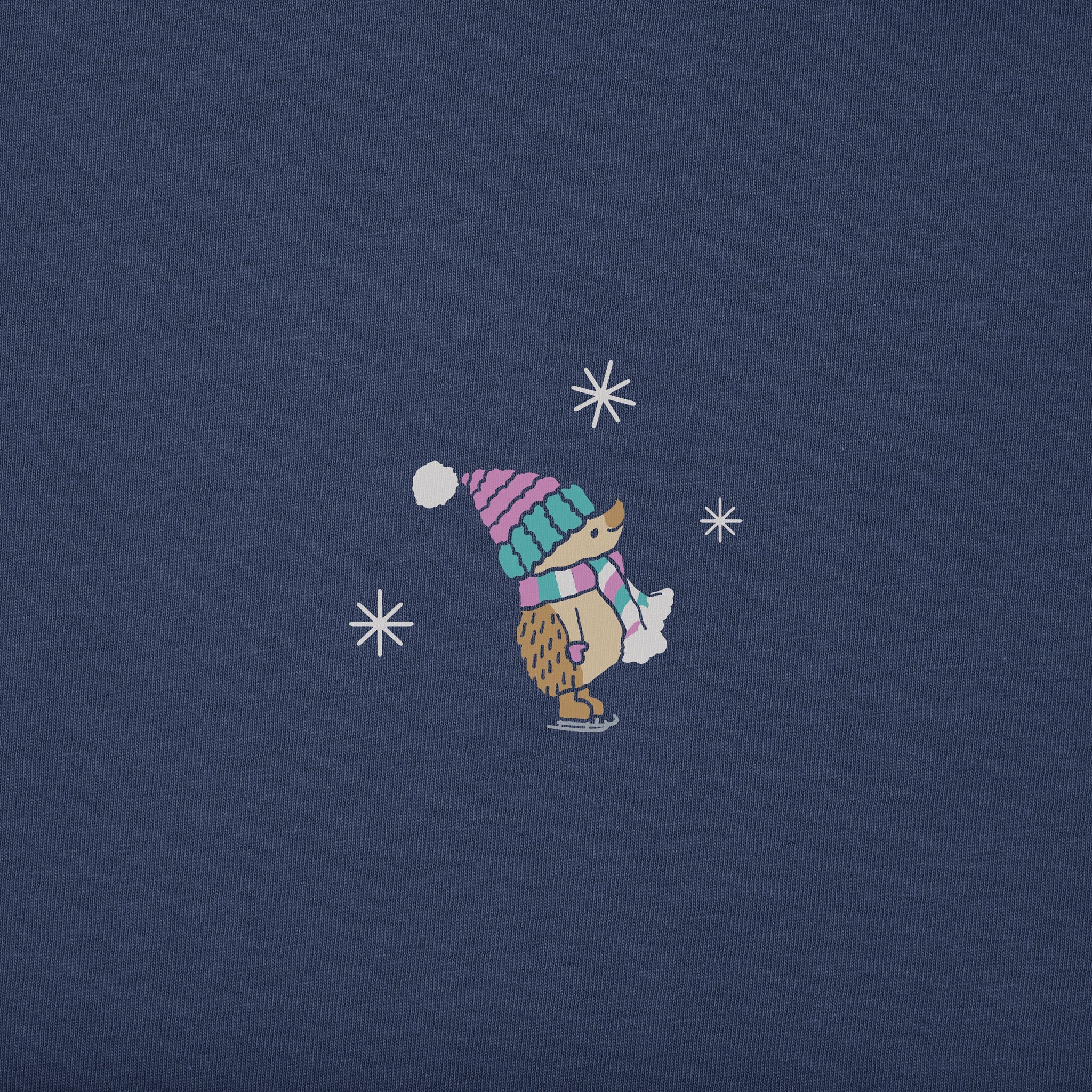 Toddler Ice Skating Cuties Long Sleeve Crusher Tee
