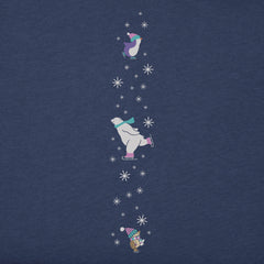 Toddler Ice Skating Cuties Long Sleeve Crusher Tee