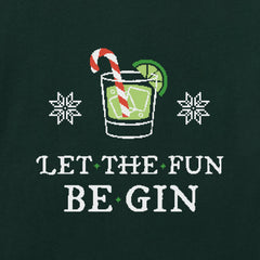 Women's Let the Holiday Fun Be Gin Long Sleeve Crusher Tee