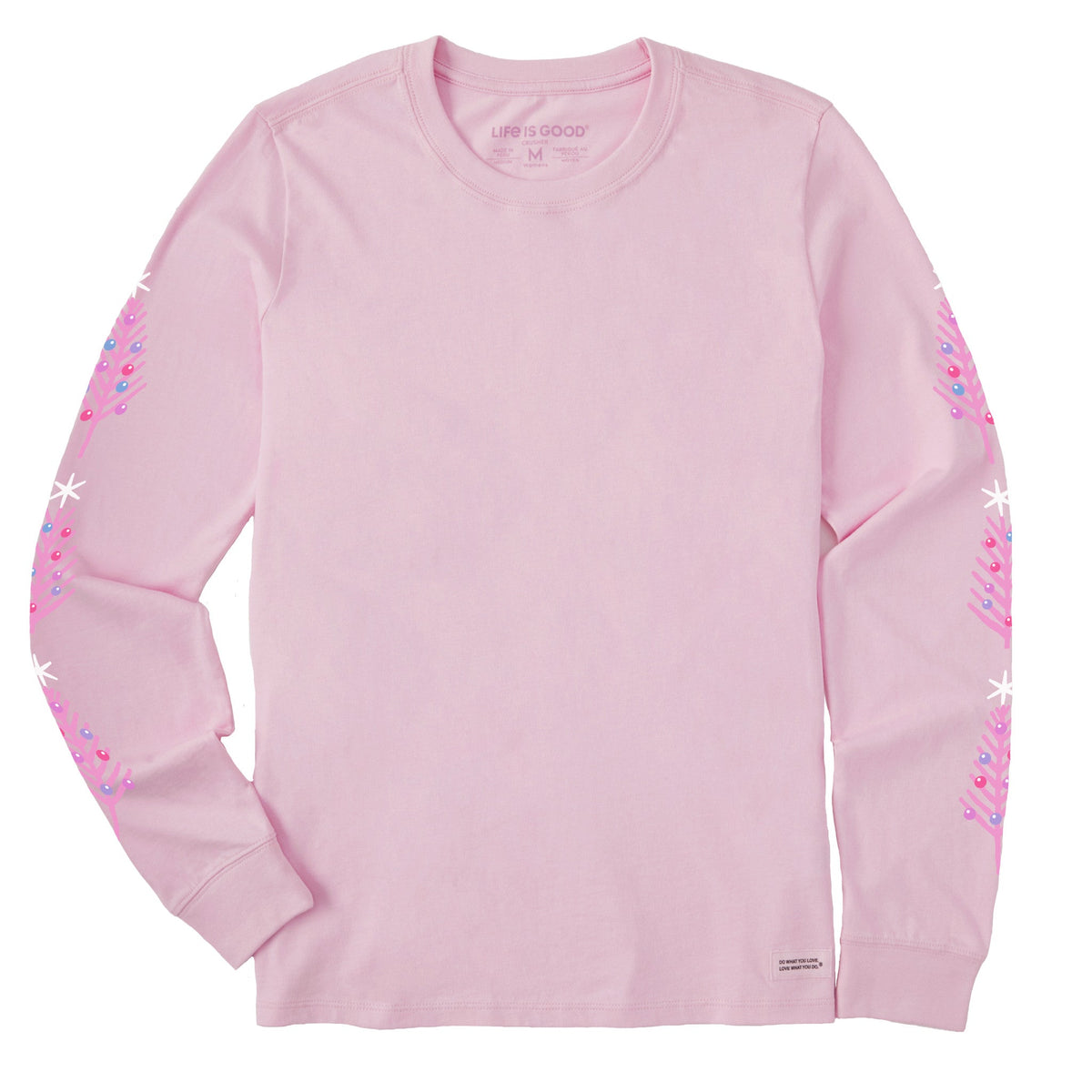 Women's Kitschy Christmas Trees Long Sleeve Crusher Tee