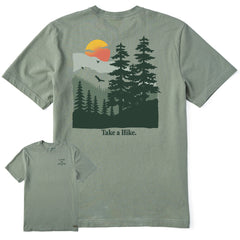 Men's Take a Hike Mountains Short Sleeve Crusher-LITE Tee