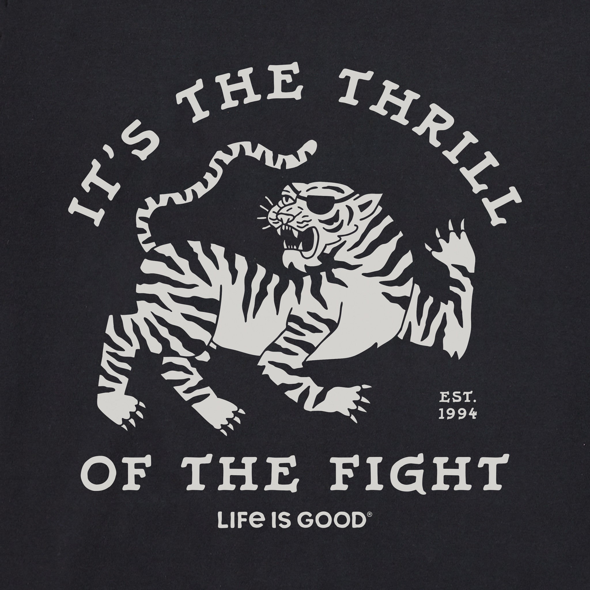 Women's It's the Thrill of the Fight Short Sleeve Crusher Boxy Tee