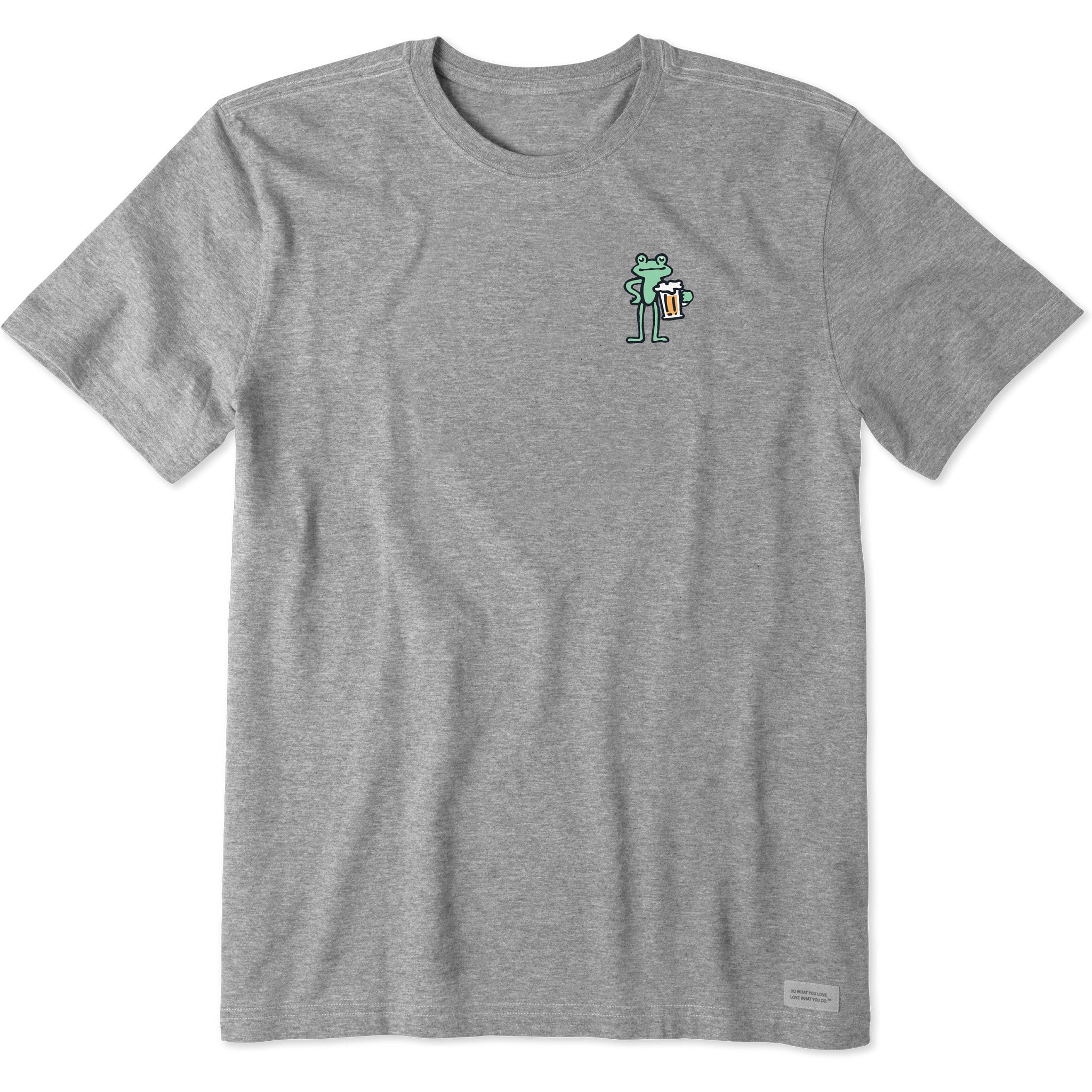 Men's Frog with Beer Short Sleeve Crusher Tee