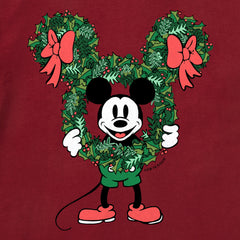 Men's Steamboat Willie Wreath Short Sleeve Crusher Tee