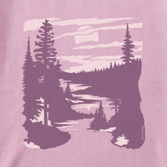 Women's A River Runs Through It Short Sleeve Crusher Boxy Tee