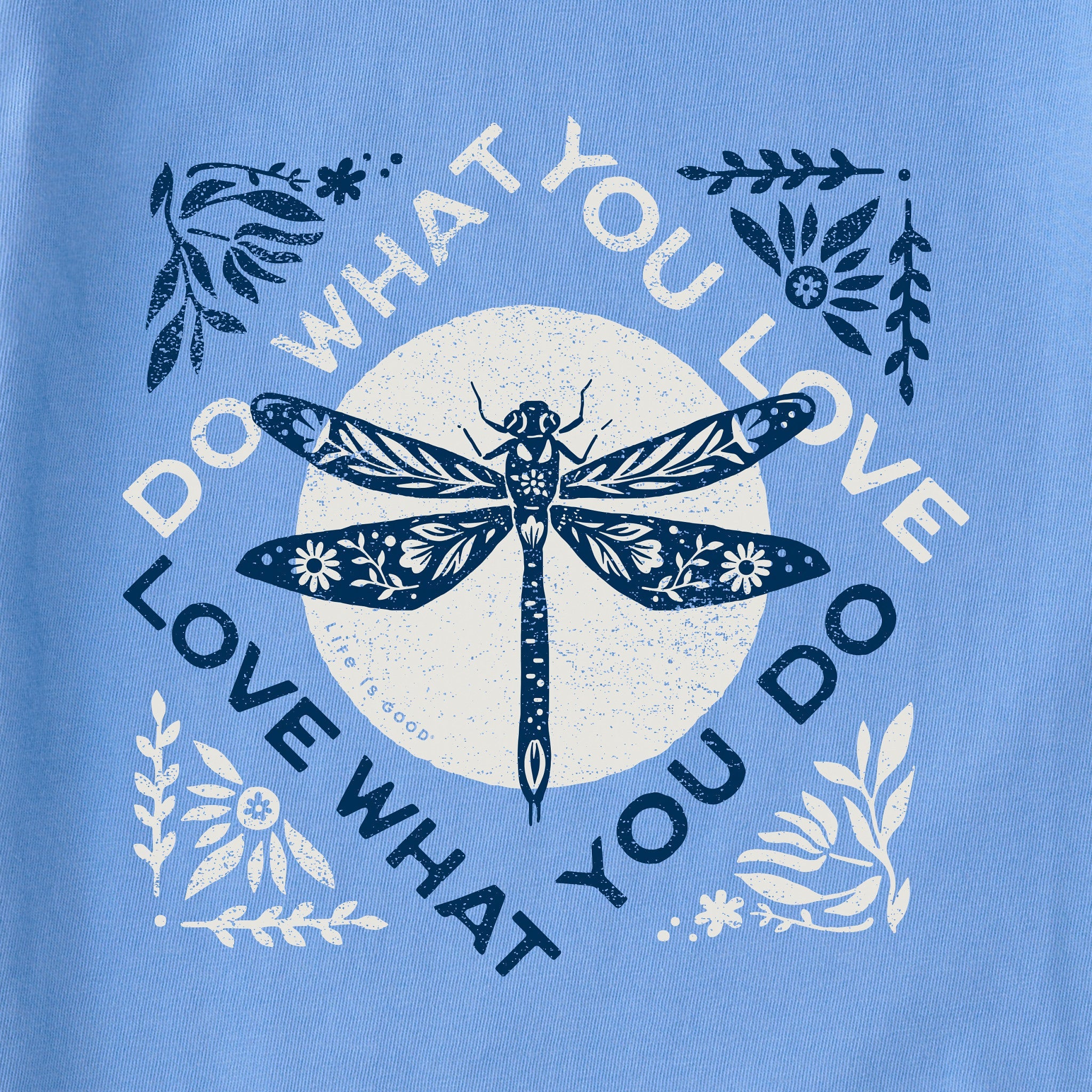 Women's Do What You Love Dragonfly Short Sleeve Tee