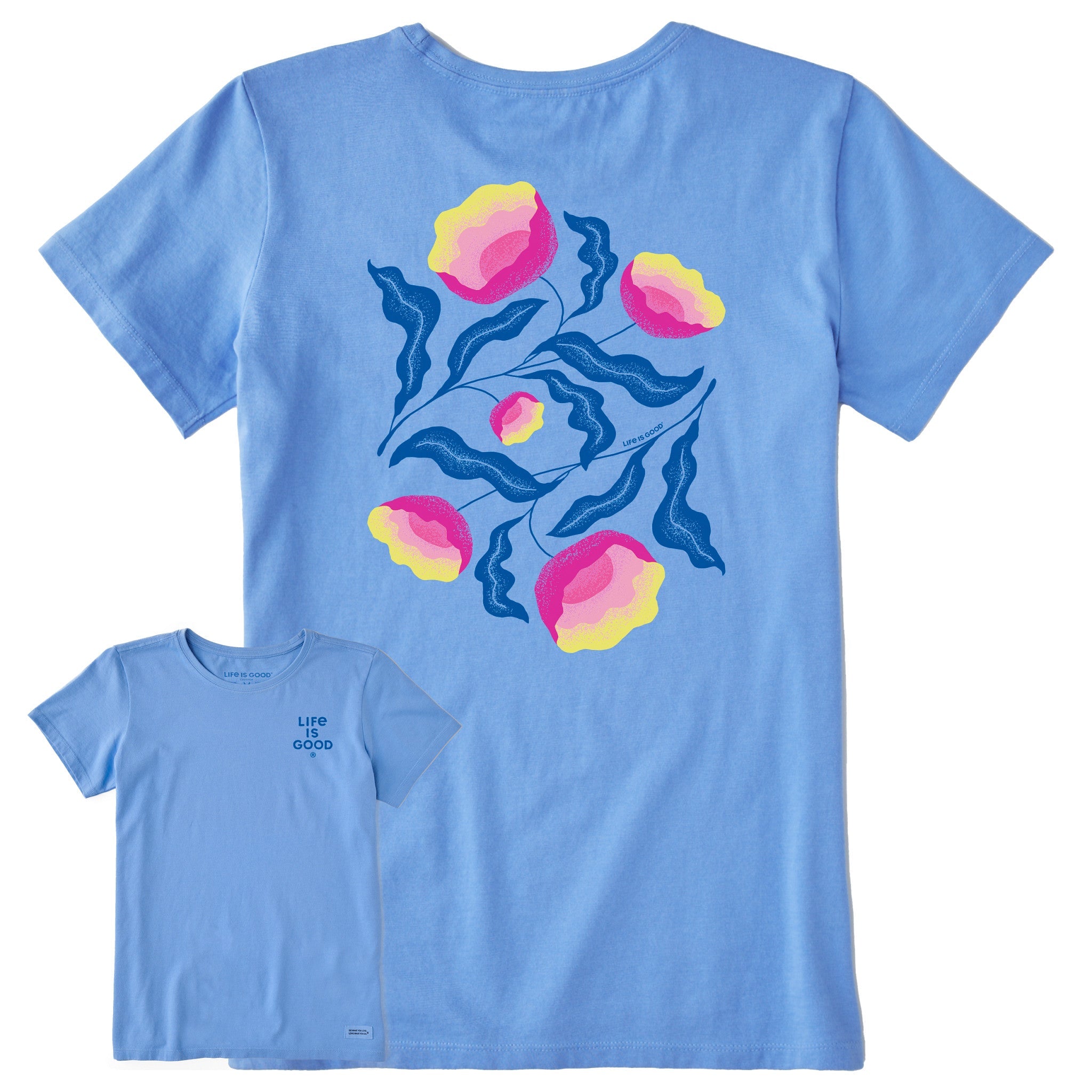 Women's Illuminated Wildflowers Short Sleeve Tee