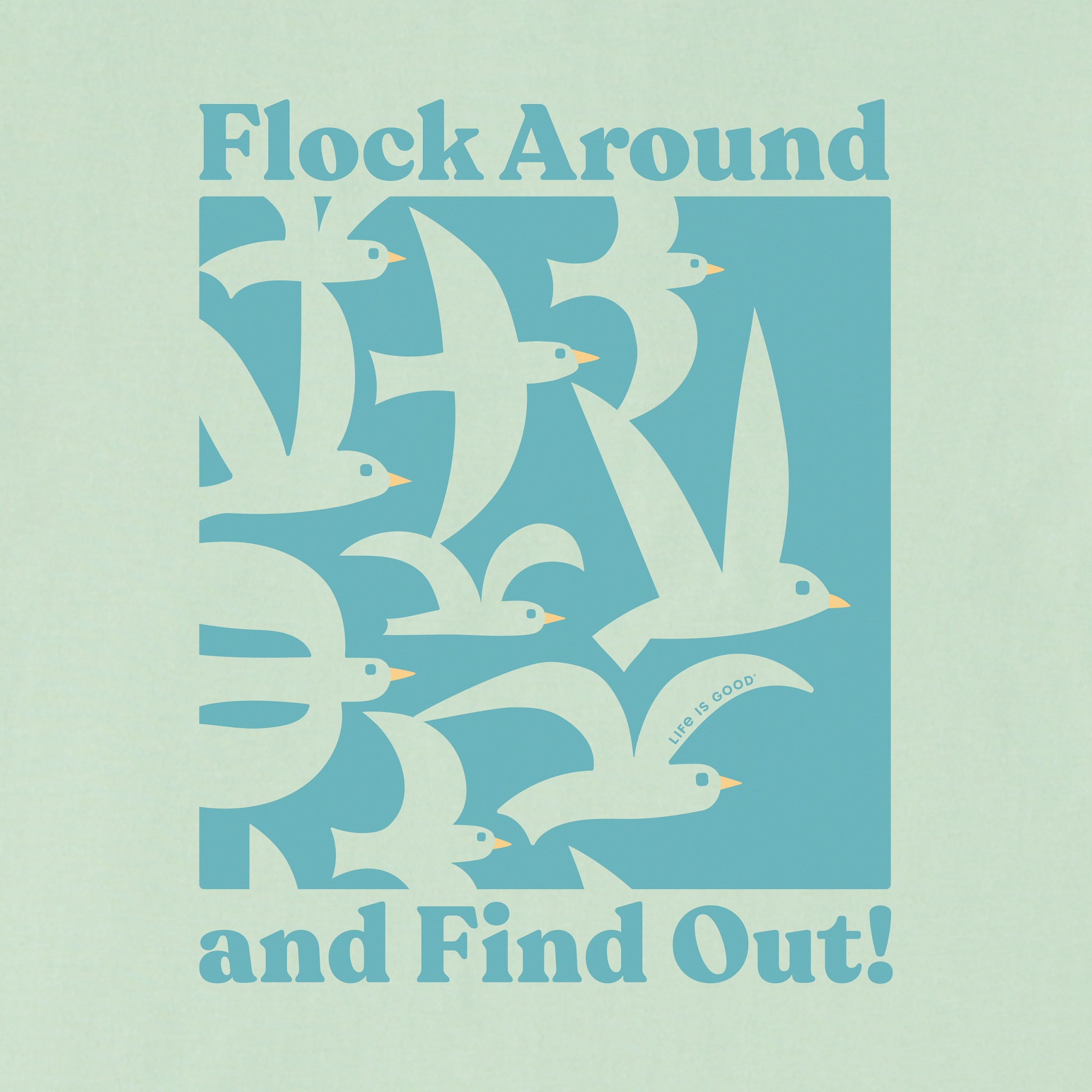 Women's Flock Around and Find Out Short Sleeve Crusher Tee