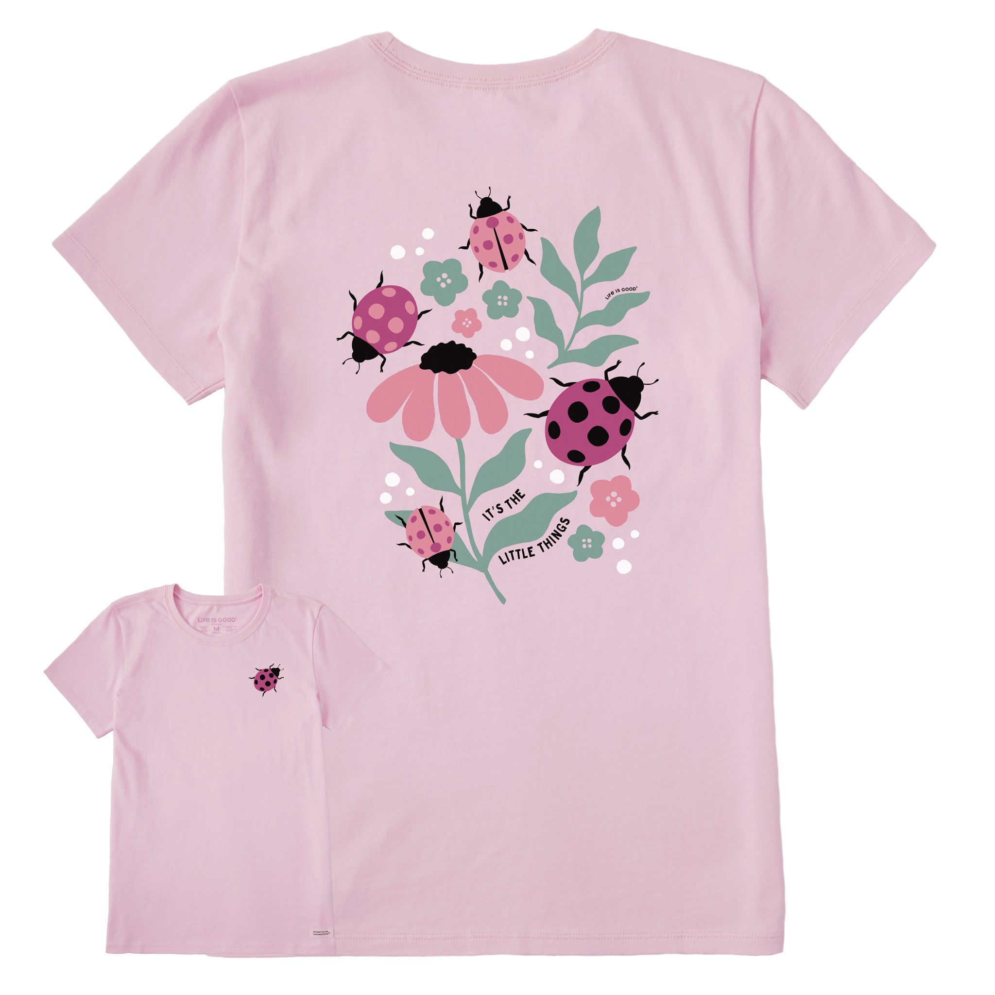 Women's It's the Little Ladybug Things Short Sleeve Tee