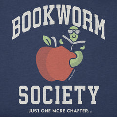 Kids Bookworm Society Short Sleeve Crusher Tee