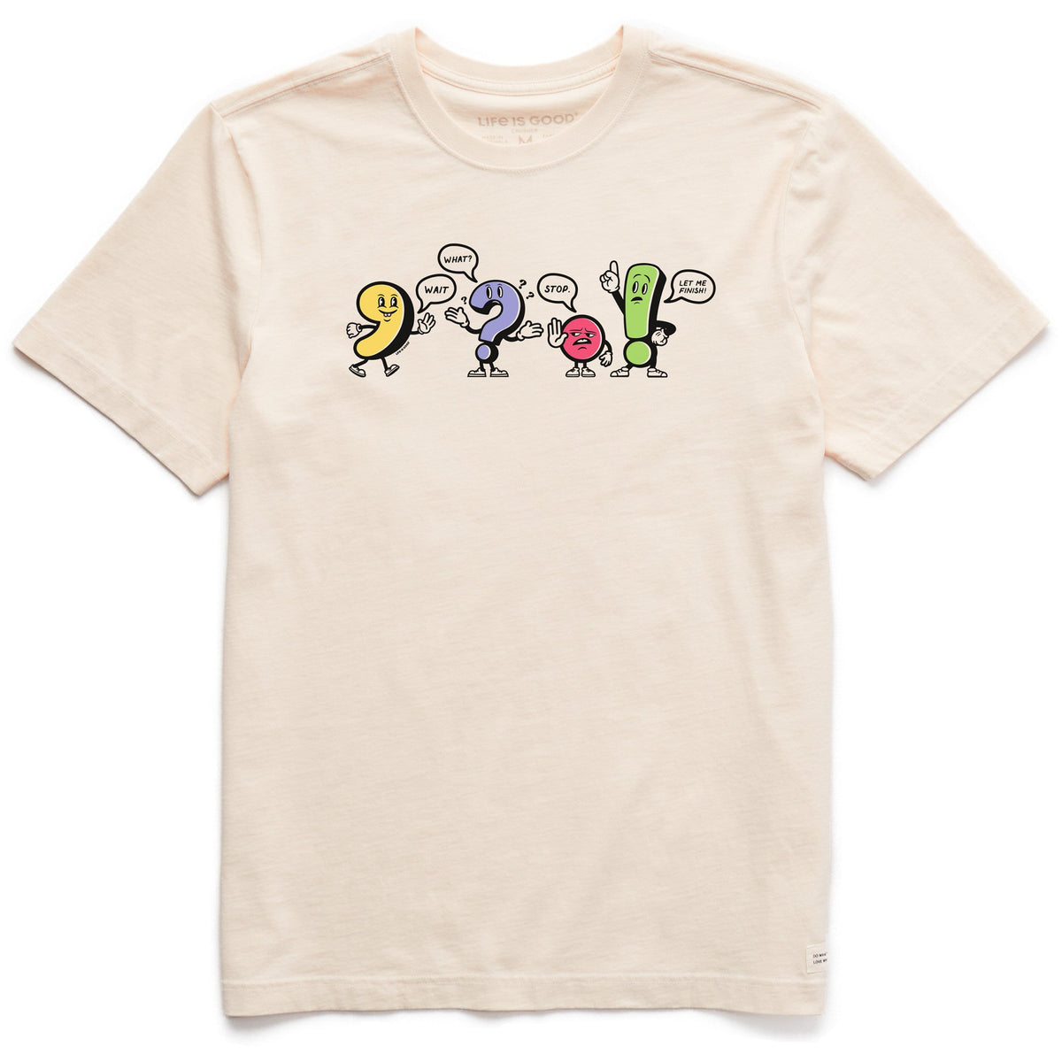 Men's Punctuation Buddies Short Sleeve Crusher Tee