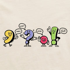 Men's Punctuation Buddies Short Sleeve Crusher Tee
