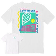 Men's Tennis Love Means Nothing Short Sleeve Tee