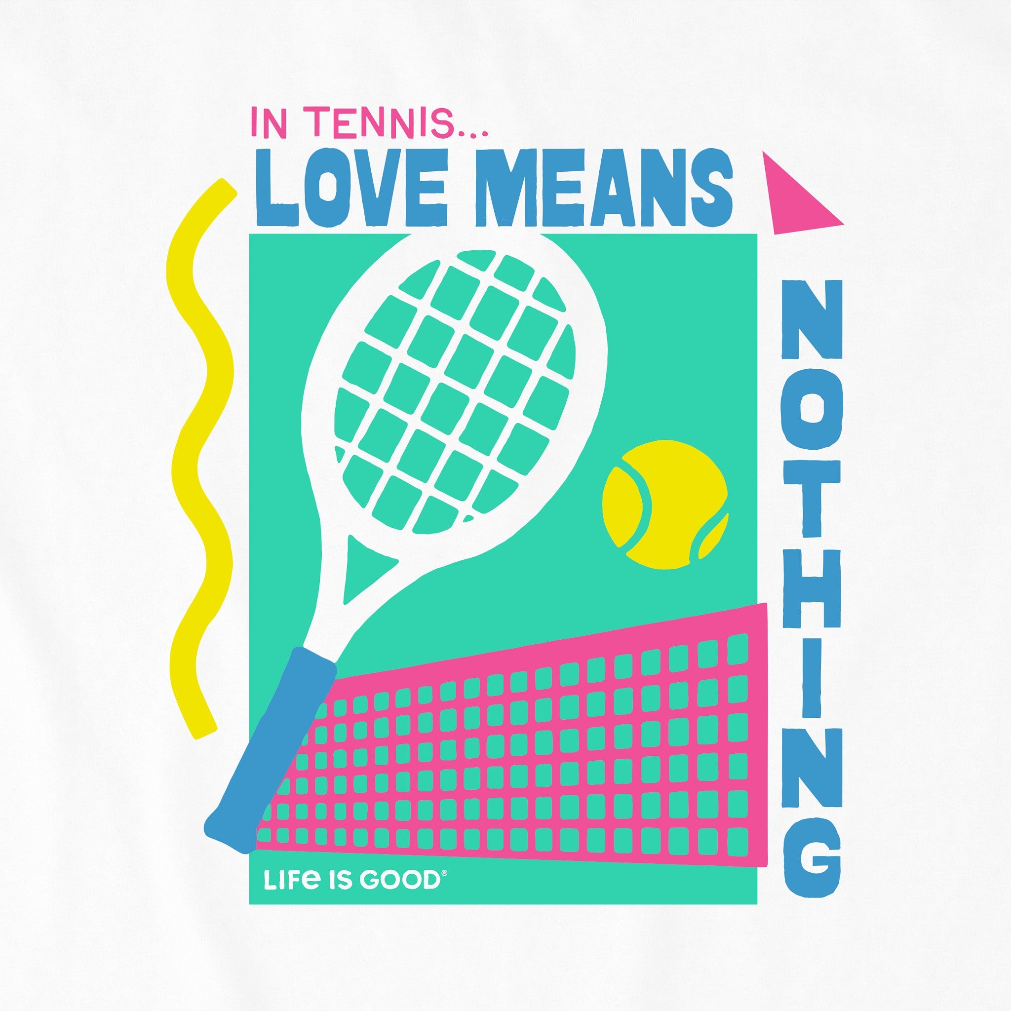 Men's Tennis Love Means Nothing Short Sleeve Tee