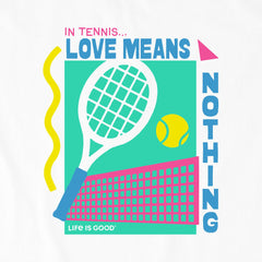Men's Tennis Love Means Nothing Short Sleeve Tee