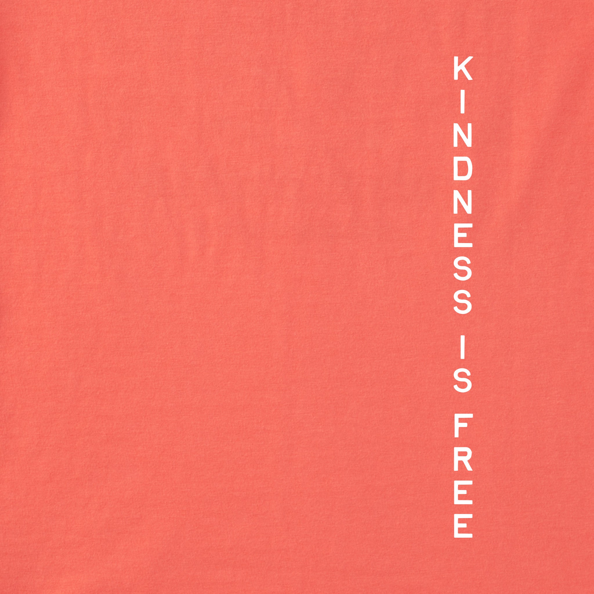 Women's Kindness is Free Message Short Sleeve Crusher Tee