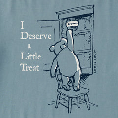 Men's I Deserve a Little Treat Winnie Short Sleeve Crusher Tee