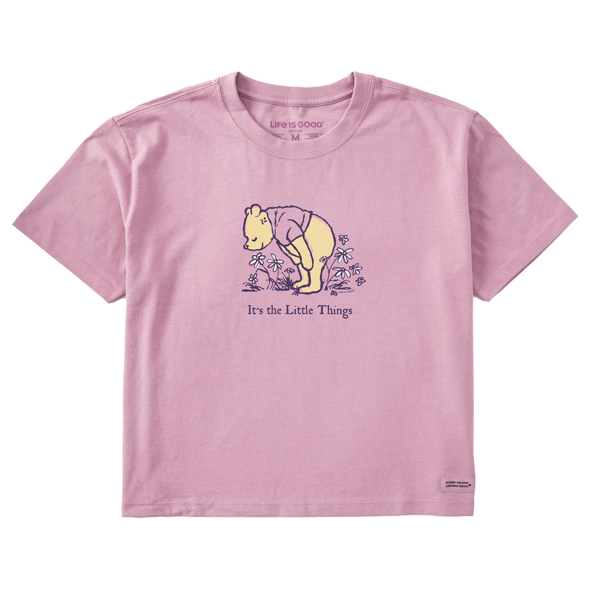 Women's It's the Little Things Winnie Short Sleeve Crusher Boxy Tee
