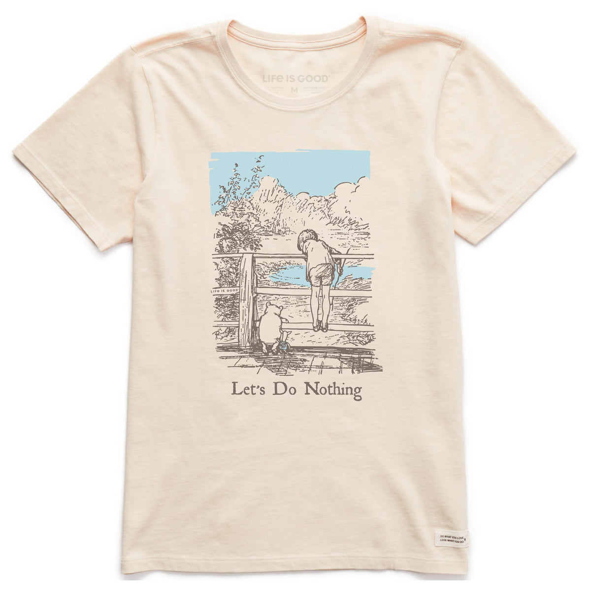 Women's Let's Do Nothing Winnie Short Sleeve Crusher Tee