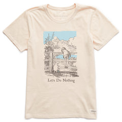 Women's Let's Do Nothing Winnie Short Sleeve Crusher Tee
