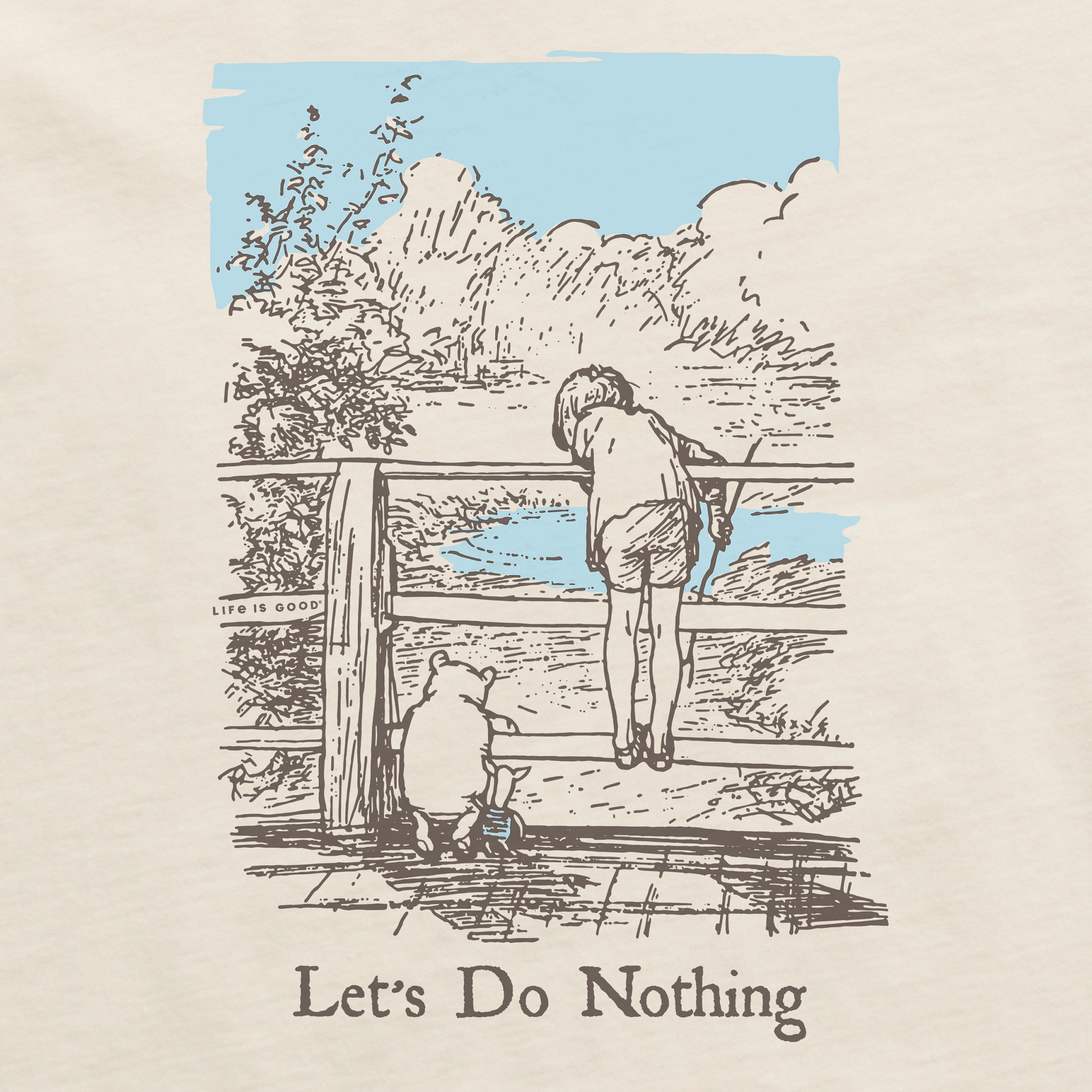 Women's Let's Do Nothing Winnie Short Sleeve Crusher Tee