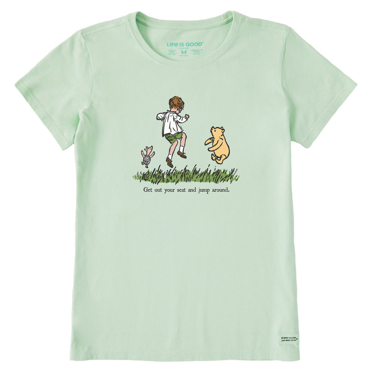 Women's Get Out Your Seat and Jump Around Short Sleeve Crusher Tee