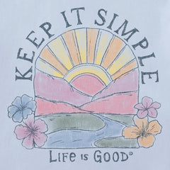 Women's Keep It Simple Sun Short Sleeve Crusher Boxy Tee