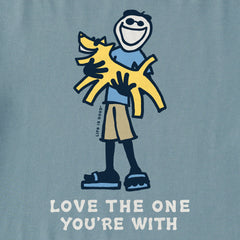 Men's Jake and Rocket Love the One You're With Short Sleeve Crusher Tee