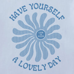 Women's Have Yourself a Lovely Day Short Sleeve Crusher Boxy Tee