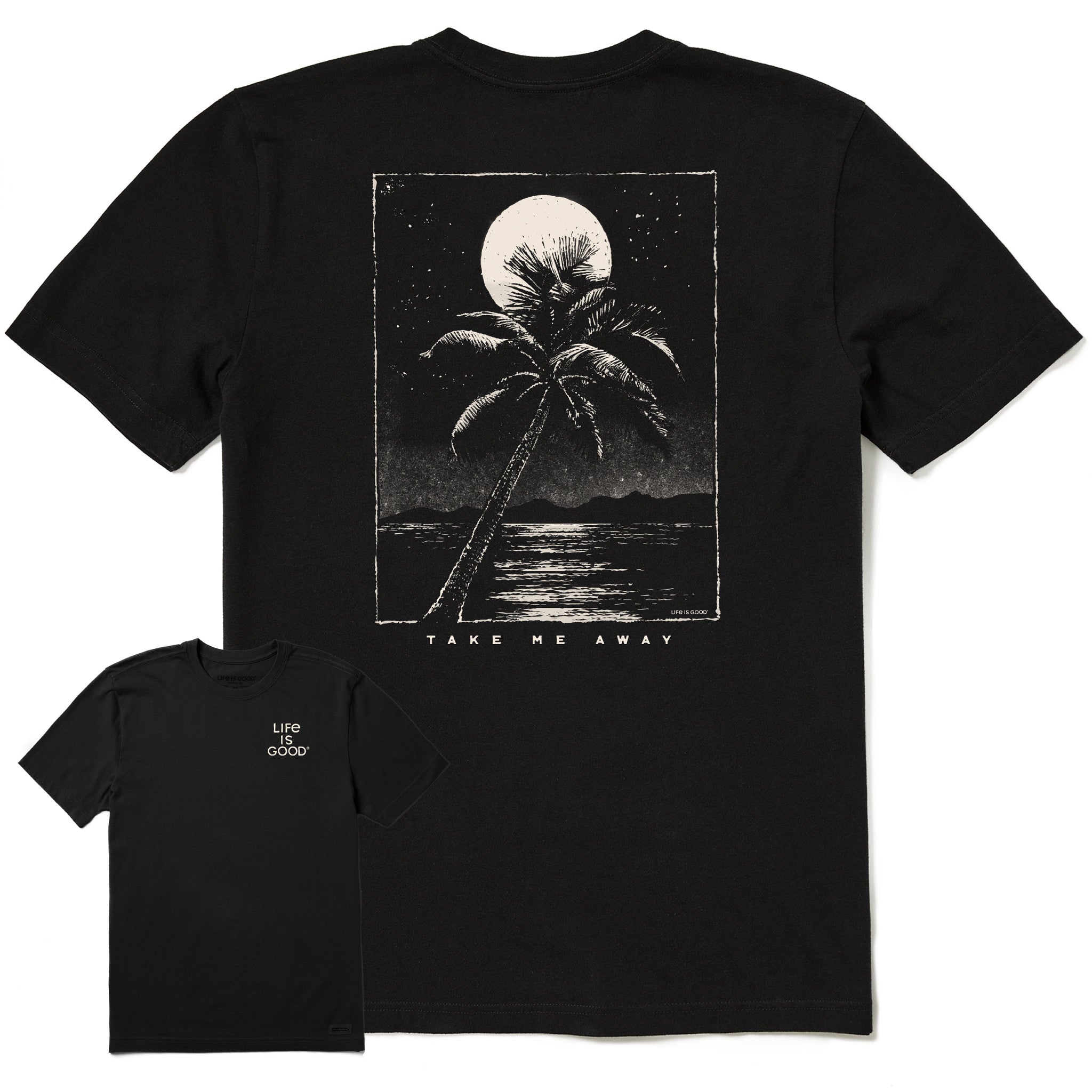 Men's Take Me Away Palm Short Sleeve Tee