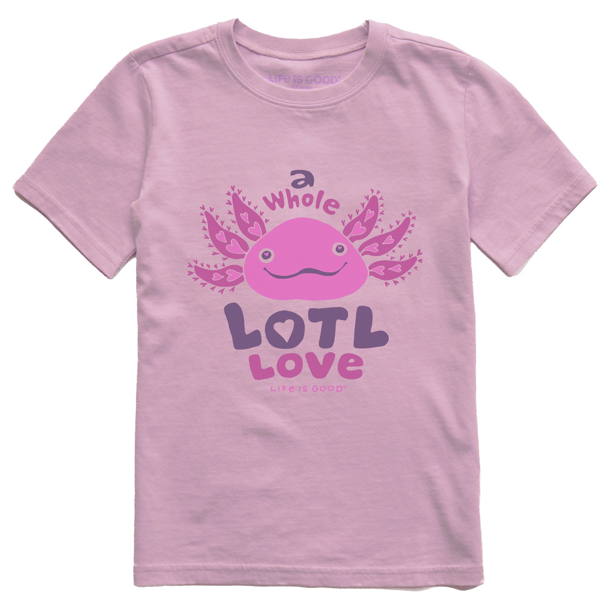 Kids Whole Lotl Love Short Sleeve Crusher Tee