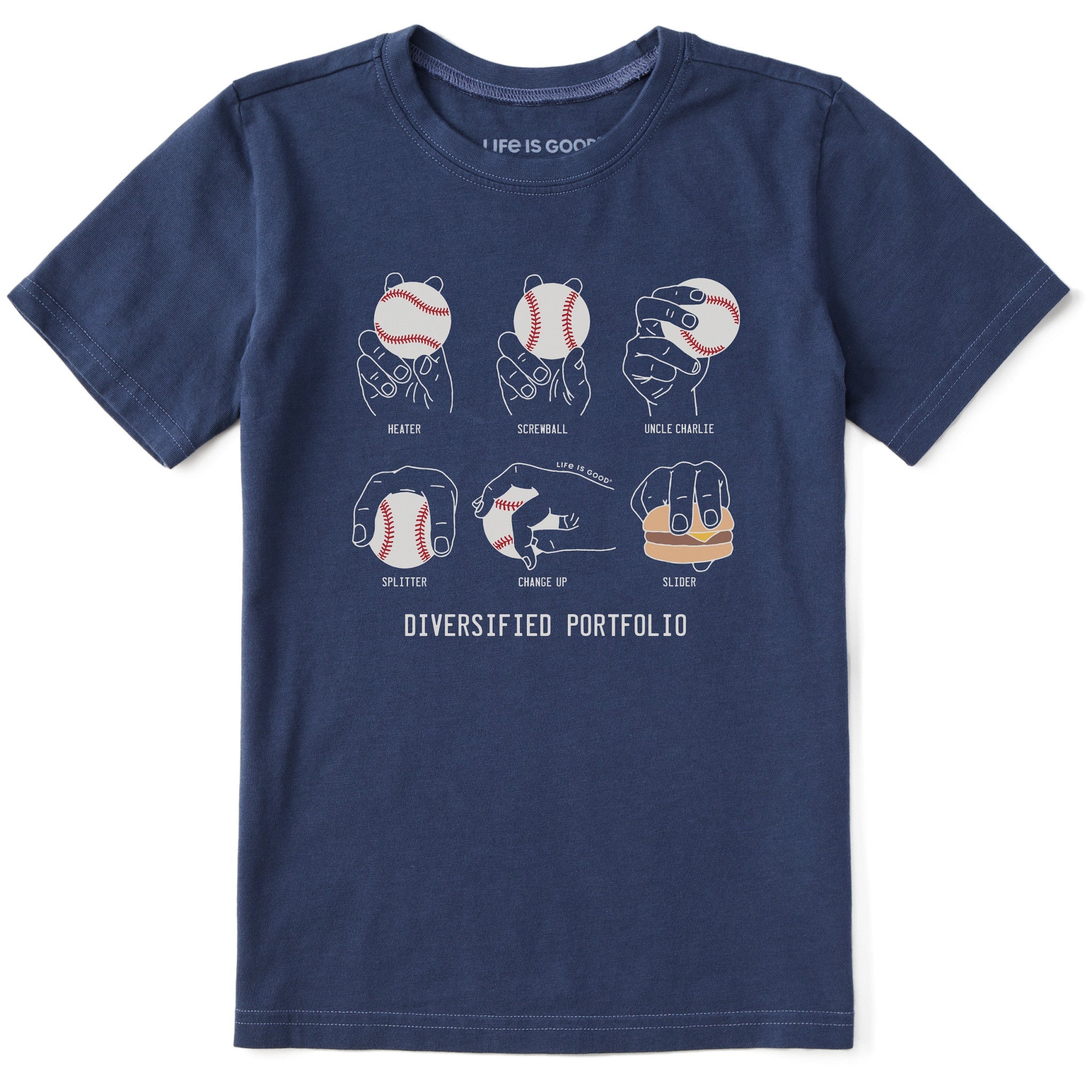 Kids Diversified Pitch Portfolio Short Sleeve Crusher Tee