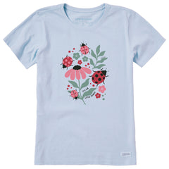 Women's It's the Little Ladybug Things Short Sleeve Crusher Tee