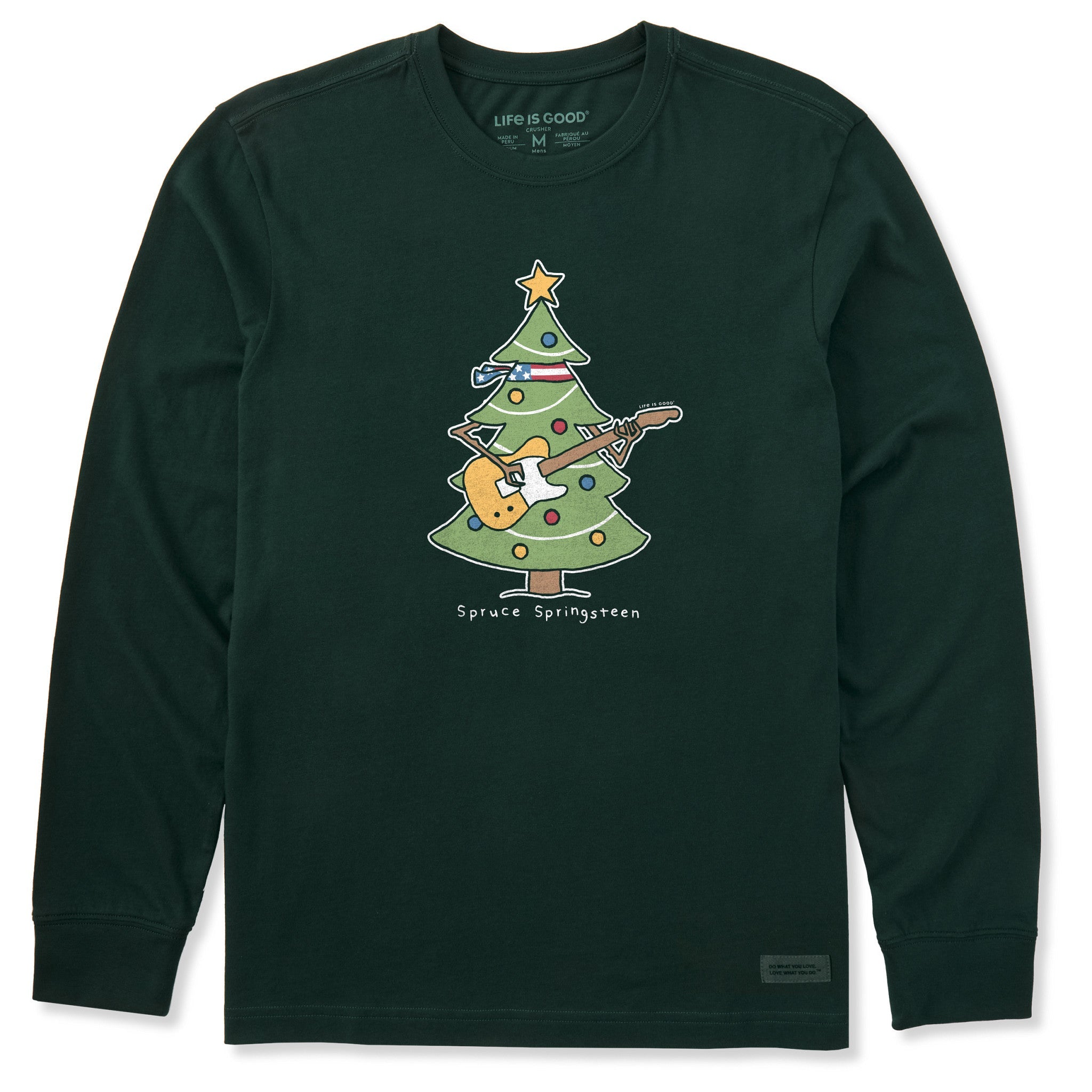 Men's Spruce Springsteen Long Sleeve Crusher Tee