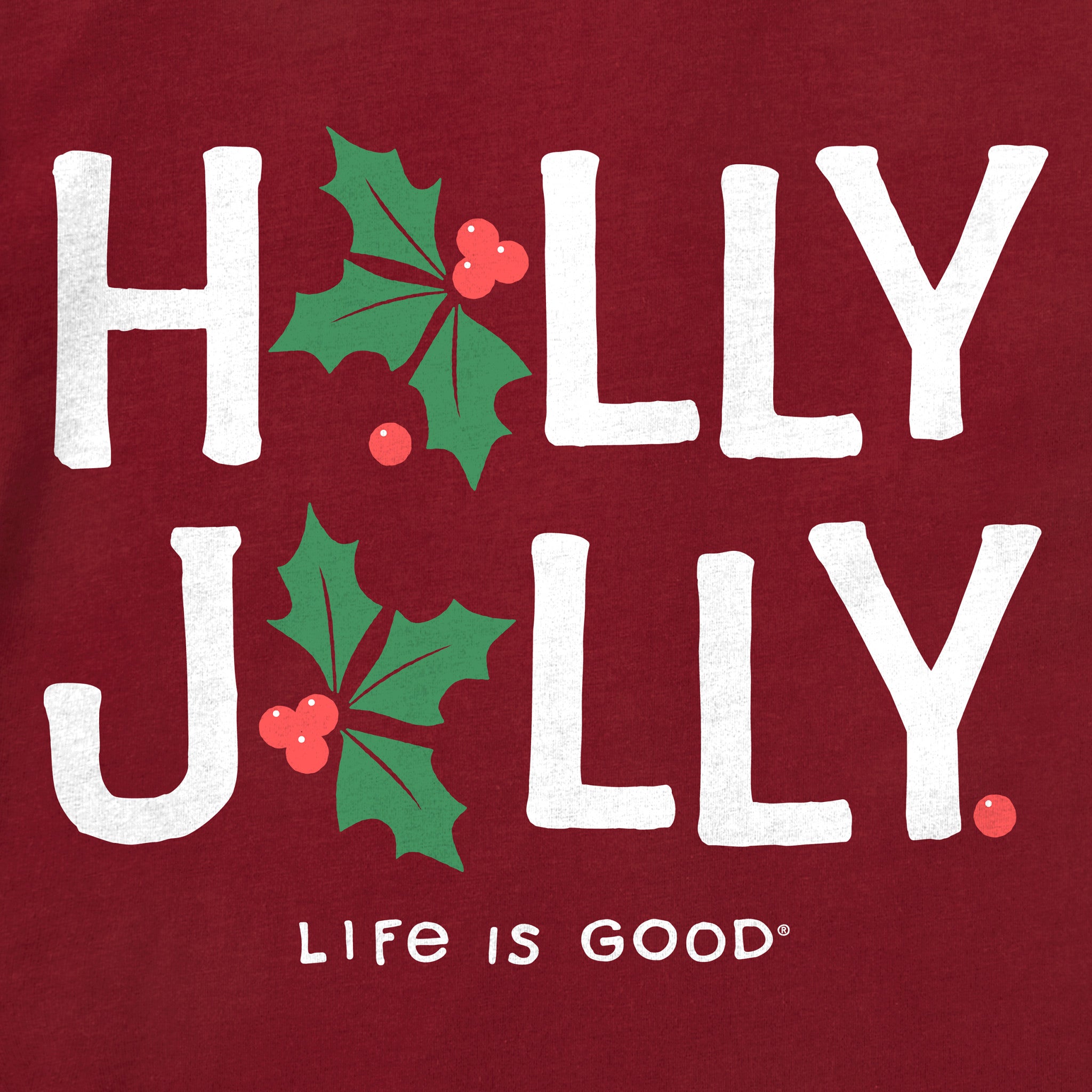 Women's Holly Jolly Long Sleeve Crusher Tee