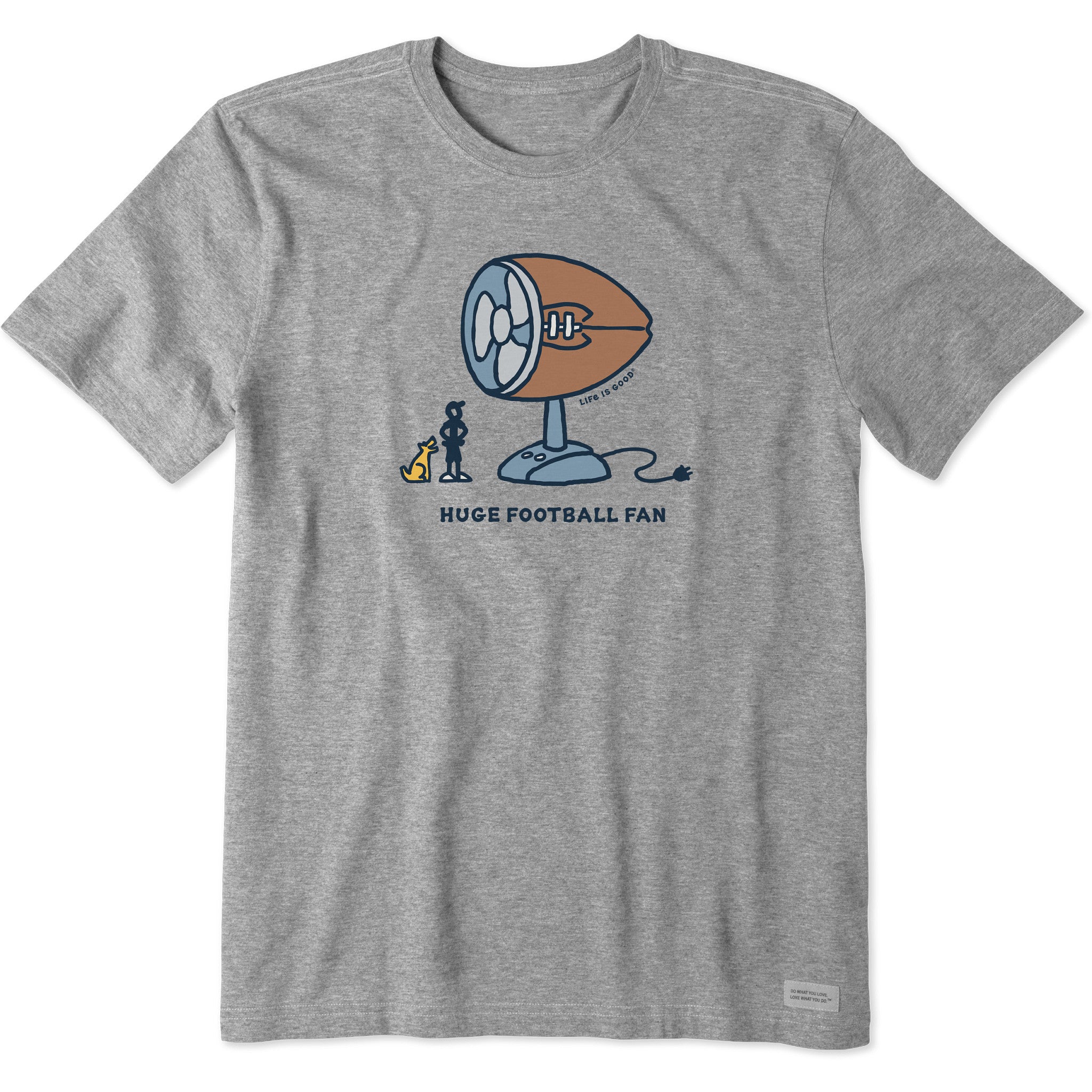 Men's Huge Football Fan Short Sleeve Tee
