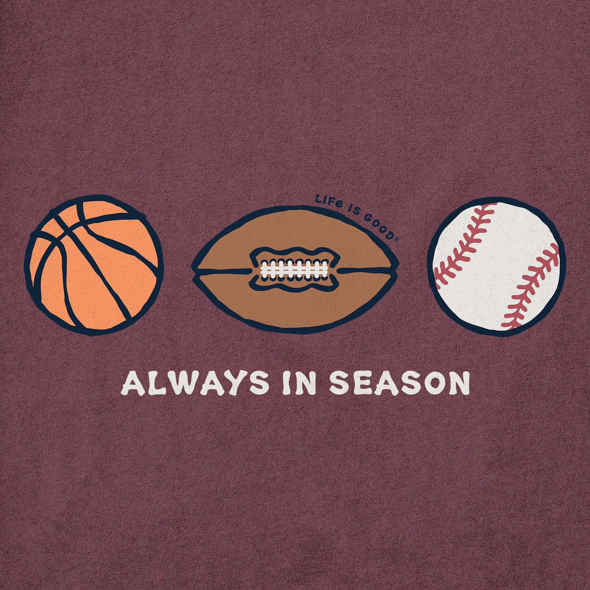 Men's Always in Season Short Sleeve Crusher Tee