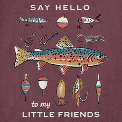 Men's Little Fishing Friends Short Sleeve Crusher Tee