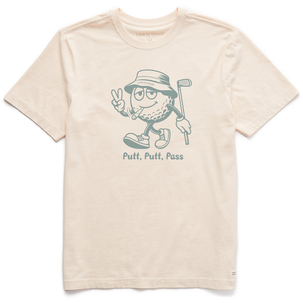 Men's Putt, Putt, Pass Short Sleeve Crusher Tee