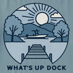 Men's What's Up Dock Short Sleeve Crusher Tee