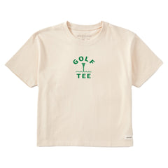Women's Golf Tee Short Sleeve Crusher Boxy Tee