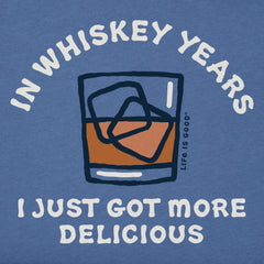 Men's In Whiskey Years Delicious Short Sleeve Tee